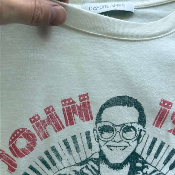 Daydreamer Elton John Pittsburg Boyfriend Tee - Picture 6 of 13